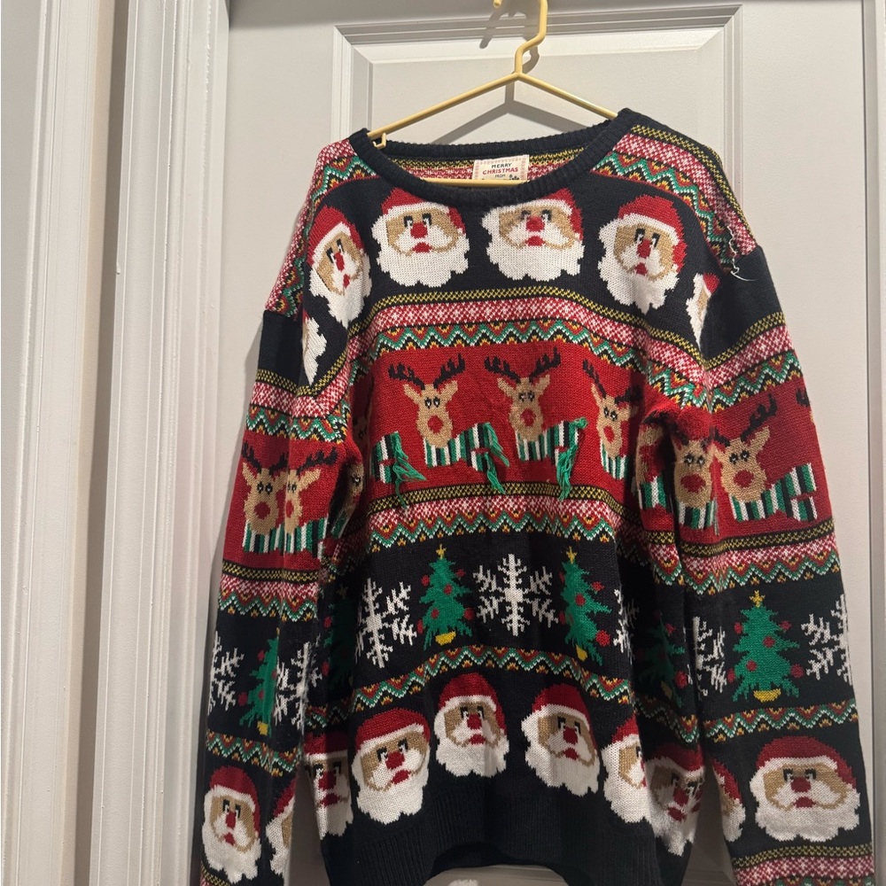 Daisys Boutique Festive Multicolor Sweater Size XXXL